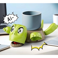 Cute Turtle Staring Coaster Cartoon Toy Turtle Desktop Coaster