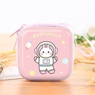 Brooch Box Coin Bag Cute Coin Box Tinplate Cartoon Zipper Storage Box Bekas Pin Tudung bekas comel TikTok Viral