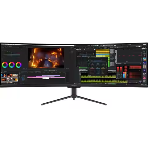 US Shipping 49 Inch Curved Gaming Monitor 144Hz Ultrawide 32:9 3840x1080 HDR400 sRGB USB C DisplayPo