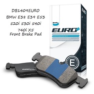 (DB1409EURO) Bendix Euro Plus Disc Brake Pad Front - BMW E38 E39 E53 520i 530i 540i 740i X5