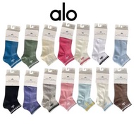 🇺🇸美國品牌🇺🇸Alo yoga 刺繡男女四季多色休閒網眼戶外運動瑜伽🧘‍♀️襪純棉短筒襪👉🏻1️⃣4️⃣種款式👈🏻