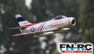 《TS 同心模型》飛翼Freewing F-86 64mm導風扇,(藍紅,) KIT空機版 EPO F86