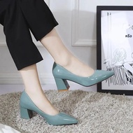 Pointed Toe ผู้หญิงปั๊มรองเท้าขนาดเล็กขนาด 3 32 33 หนัง Professional 41-45 ตัดส้นหนารองเท้าฤดูร้อนสี