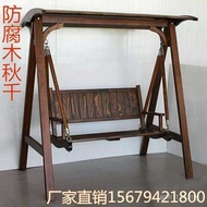 Outdoor Swing Preservative Wood Outdoor Swing Chair Courtyard Garden Outdoor Swing Hanging Chair Sol
