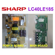 SHARP LED TV LC40LE185 LC-40LE185M 40LE185M Power Board DUNTKG710FM QPWBFG710WJN1 Main Board QPWBNG7