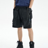 戰術異形剪裁多功能拉鏈戶外防潑水寬松短褲