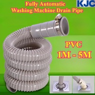 [KJC-HY] PVC Fully Automatic Washing Machine Drain Pipe (1M-5M) Extended Drain Pipe Fitting