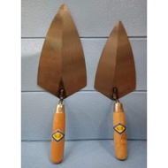 ELTORO CEMENT TROWEL WOODEN HANDLE SCAPER  PALETA PUTTY KNIFE STAINLESS STEEL (7" &amp; 8")