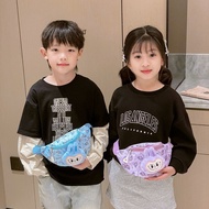 Children Children's Bags Labubu Girls Cute Small Shoulder Bags Boys' Waist Bags Baby Pop Mart Childr