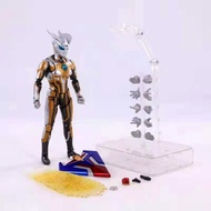 Mainan Action Figure SHF Ultraman Zero Ultimate Shining Zero Ukuran