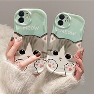 For Case OPPO A12s A11K AX5s A12 A5S AX7 A7 Silicone Cute Cat Phone Case