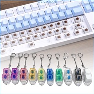 VIVI Colorful Keyboards Clicks Keychain Toy Keycap Tester Stress Reliever 2Key Design