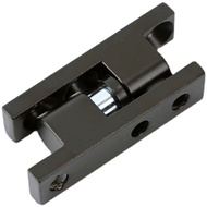 Hinged Black CL215 Bending Turning Hinge Chassis Door Concealed Loose-leaf Industrial Aluminum Frame