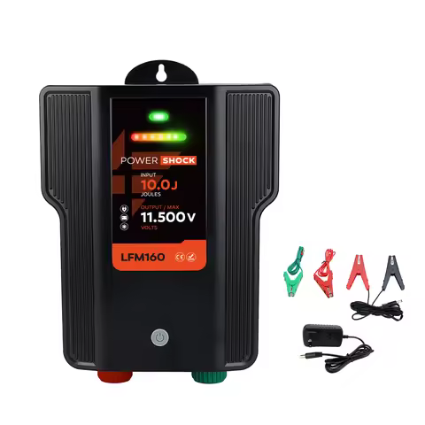 High Quality Electric Sheep Fence 7 Joules Solar Power Controller Solar Powered Electric Fence Energ