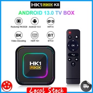 SG in Stock HK1 RBOX K8 Android 13 Box RK3528 128GB 2.4G 5G WIFI 6 BT 5.0 8K Video Decoding Media Pl