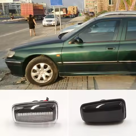 Dynamic Led Turn Signal Side Marker Light For Peugeot 306 106 406 806 Expert Partner For Citroen Ber