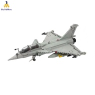 Dassault Rafale M Fighter Jet Building Blocks Military Combat Aircraft Model Desktop Display Adult G