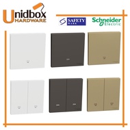 Schneider Electric AvatarOn C: 20A 250V 1G 1WAY or 2G 1WAY double pole switch with LED / Heater Swit