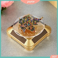 【PTM】 Auto Rotating Turntable Stand Necklace Bracelet Watch Display Solar Showcase