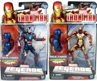 Hasbro Marvel Legends Iron Man Mark 42 & Iron Patriot (set of 2)(with Free Gift)