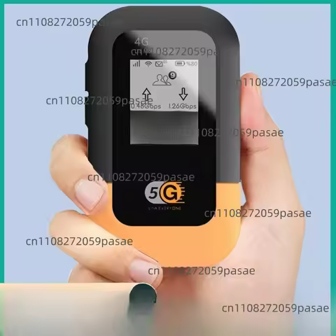 Portable 5G WiFi 6 Travel Router eSIM & SIM Card Slot Global Use Fast Internet for Trip