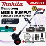 MAKITA Mesin Rumput Cordless Grass Cutter Batteri Pemotong Mesin Rumput Portable Cordless Grass Trim