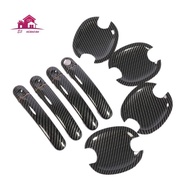 Carbon Fiber Car Door Handle Cover Cup Bowl Trim Parts Component for VW Jetta MK5 Golf Plus Golf GTI 2006-2010