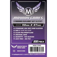 Card Sleeves 56x87 mm - USA Standard - Board Game Sleeves - Mayday