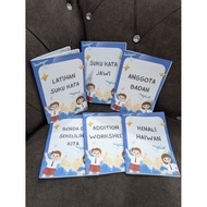 6PCS WORKBOOK for 6years below