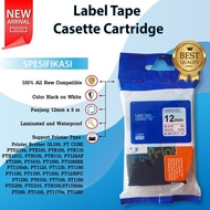 Brother Label Tape TZE-231 12MM x 8m Black On White TZe231 TZE 231 FPJNew328