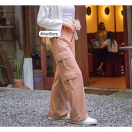 Cargo Pants Women's Cargo Culottes Loose Cargo Pants Cargo Pants Knitt Premium