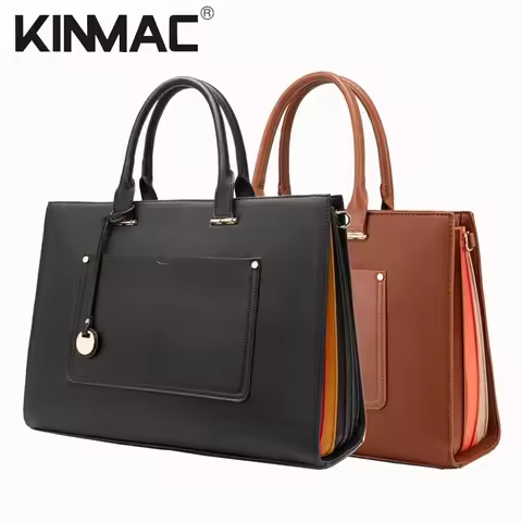 Lady Briefcase Kinmac Brand Handbag Messenger Laptop Bag 13.3,14 Inch,Shoulder Women Case For MacBoo