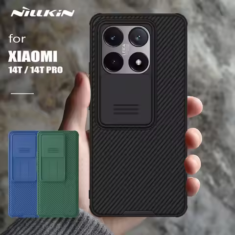 for Xiaomi Mi 14T / 14T Pro 5G Case Nillkin CamShield Slide Camera Cases Anti-Fingerprint Privacy Le