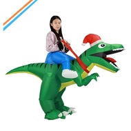Christmas Costume Props Tyrannosaurus Rex Cycling Party Inflatable Dinosaur Mount Clothes Christmas 