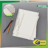 FH-A106 Loose leaf A5 Refill 60 Sheets Line Binder / Multipurpose Plain Notebook Refill / Aesthetic 