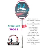 V V013550- Lining Aeronaut 7000I PINK Badminton Racket - Genuine