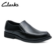 YUIJ TOP★Clarks_หนัง Tilden Free Dark Tan รองเท้าสลิปออนบุรุษ 1208