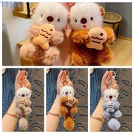 TTSTE Cartoon Otter Keychain, Animals Doll Decorations Plush Otter Bag Pendant, Fluffy Keys Accessor