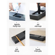 Specialized calligraphy pure natural stone ink (with ink stick)