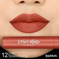 Wardah Colorfit Velvet Matte Lip Mousse - Shade No 12 Chic Terracotta