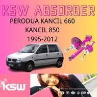 Ksw Shock Absorber Perodua kancil 660 kancil 850 1995-2012 Front (oil) Rear(gas)