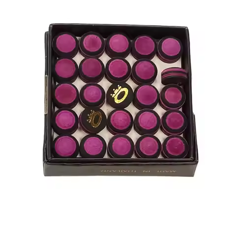 Only 10pcs/lot 10mm 11mm Omin snooker tips purple with black high quality cue tips billiard snooker