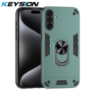 Keysion Ốp Giáp cho Samsung chống sốc A56 5g A36 A26 silicon mềm + PC đế dạng nhẫn lưng điện thoại b