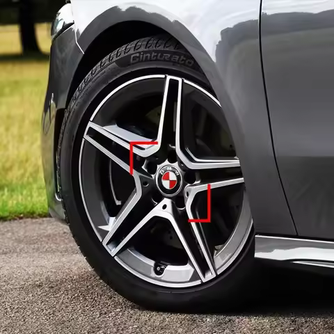 4Pc 50mm 60mm 56mm Wheel Center Caps Emblem Badge sticker 50th Anniversary For BMW E39 E46 E90 E60 E