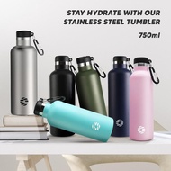 GANTUNGAN FJbottle - 750ML Stainless Steel Sports Drinking Bottle with Non-Hanging