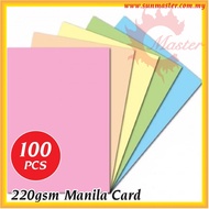 Thick 220gsm Manila Card 100pcs | 20"x25" and 25"x30" | US Manila Card | Thick Manila | Kad Manila