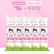 [SVIP] Combo of 5 Bags of Befou Makeup Remover Cotton Pads 150 Pieces - New Version
