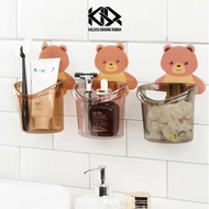 KBR Anti-Drop Bear Character Toothbrush Holder R626