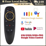 ️【Same Day Delivery】 G10 G10S G10S-PRO Voice Remote Control 2.4G Wireless Air Mouse Gyroscope IR Lea