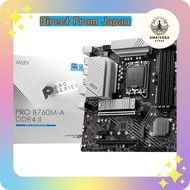 MSI PRO B760M-A DDR4 Motherboard for Intel 12th/13th/14th Gen CPUs (LGA1700) - Ideal for White Custo